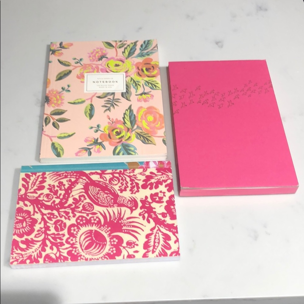 3 piece notebook set - Rifle Paper Co and others